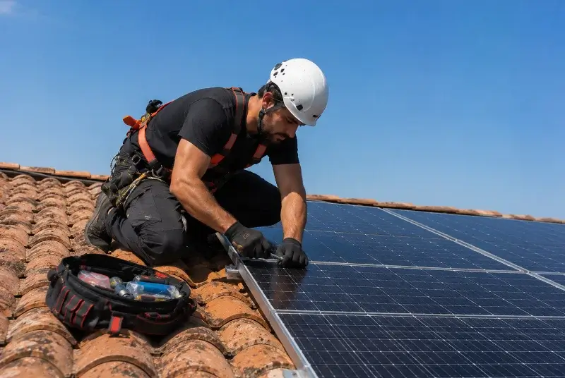 Maintenance et monitoring de panneaux solaires à Cers