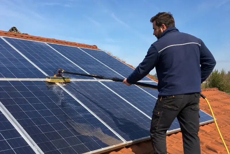Nettoyage et entretien de panneaux solaires à Cers